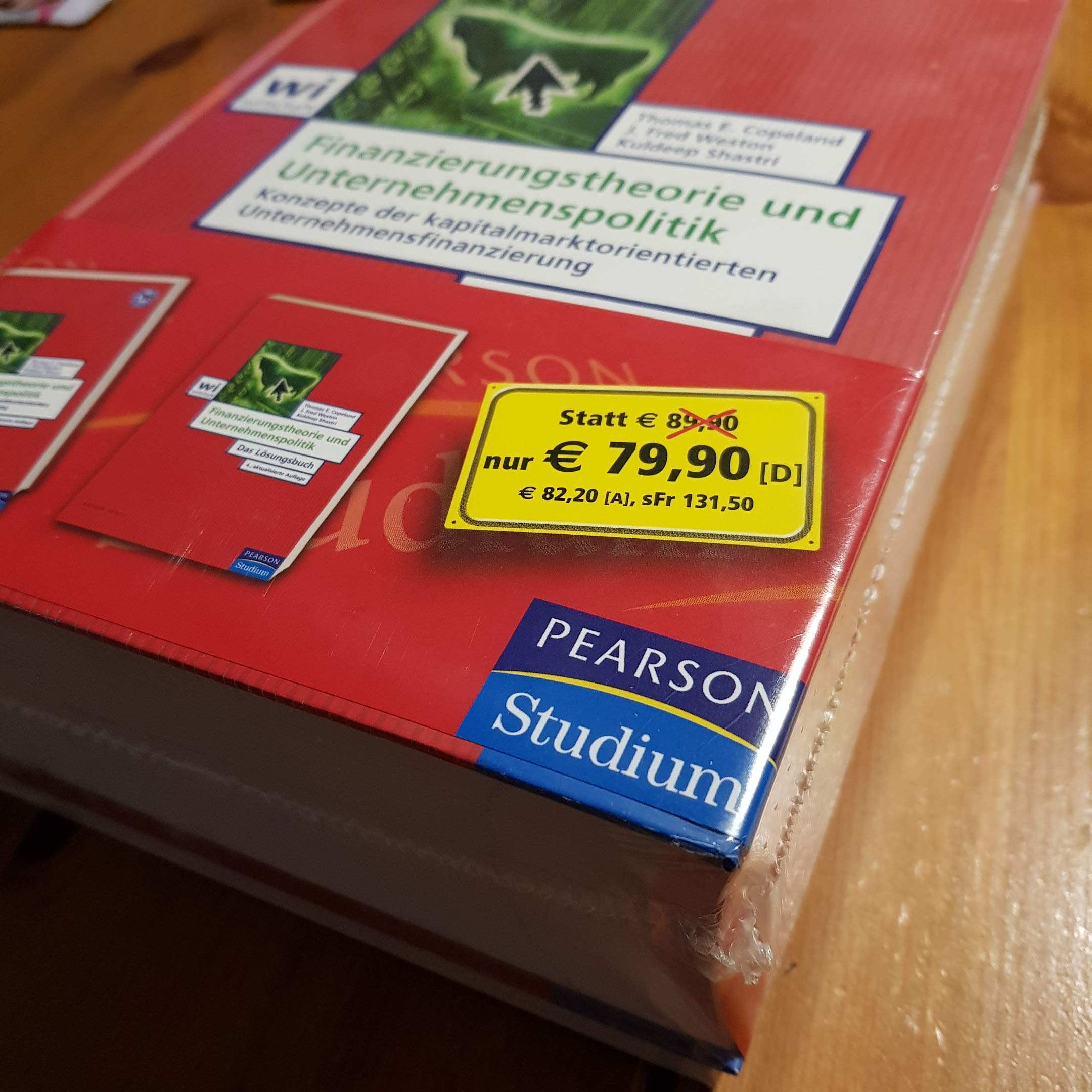 Value Pack Finanzierungstheorie und Unternehmenspolitik: Lehrbuch und Übungsbuch (Pearson Studium - Economic BWL) Law