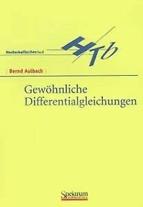 Gewöhnliche Differentialgleichungen Mathematics