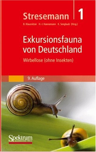 Exkursionsfauna von Deutschland, Bd.1 : Wirbellose (ohne Insekten) Books