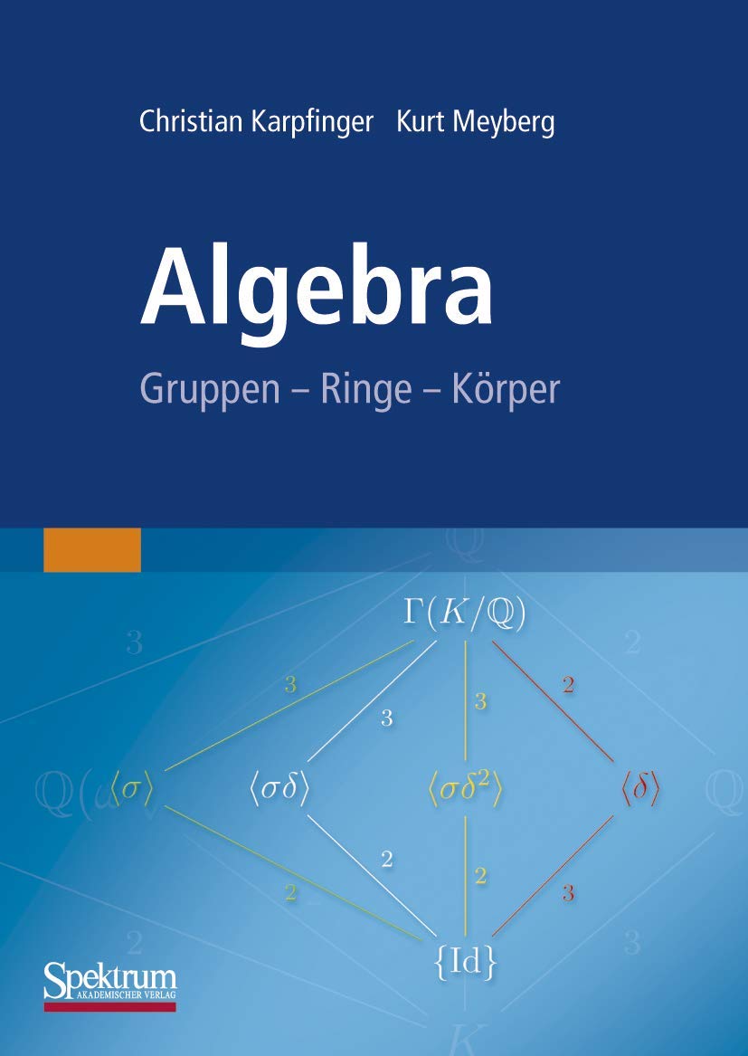 Product Image: Algebra: Gruppen - Ringe - Körper