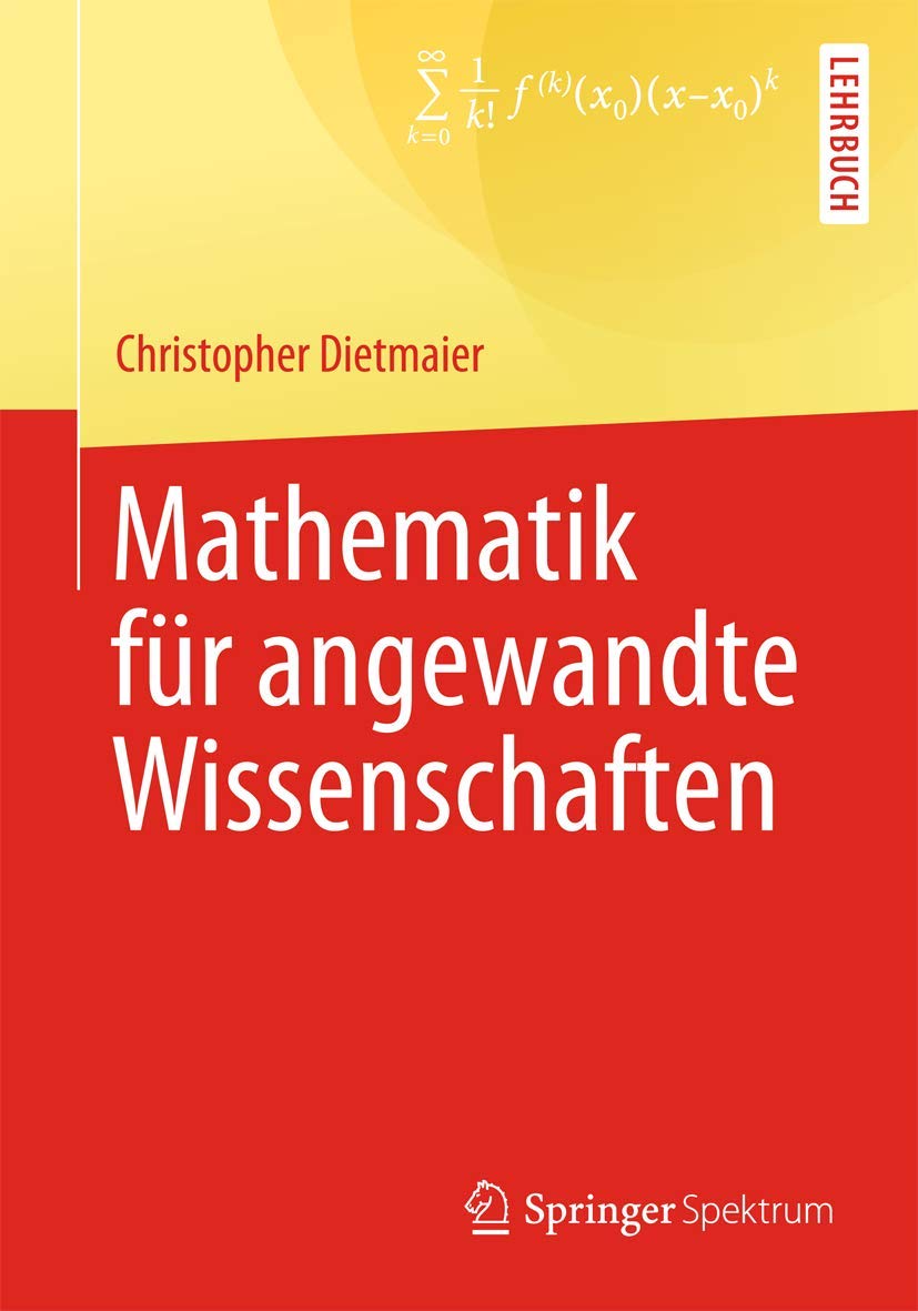 Mathematik für angewandte Wissenschaften Mathematics