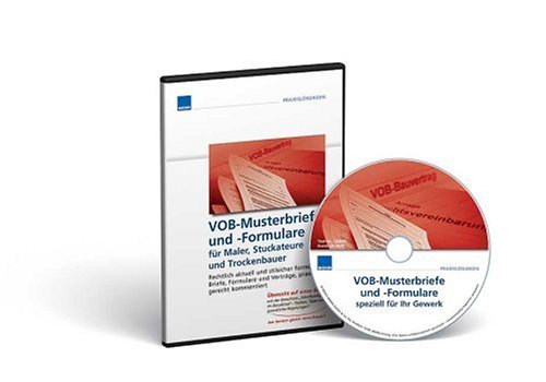 VOB Musterb. u. Formulare f. Maler, Stuckateure, Trockenbauer: Lexikonmodell Books