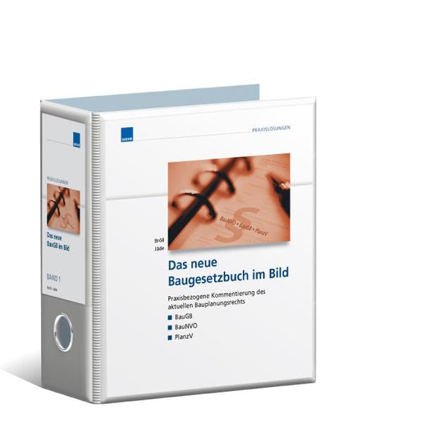 Das neue Baugesetzbuch im Bild/2 BD + Internetservice: Praxisbezogene Kommentierung des aktuellen Bauplanungsrechts BauGB, BauNVO, PlanzV. Mit Gesetzestexten und aktueller Rechtsprechung Natural Sciences
