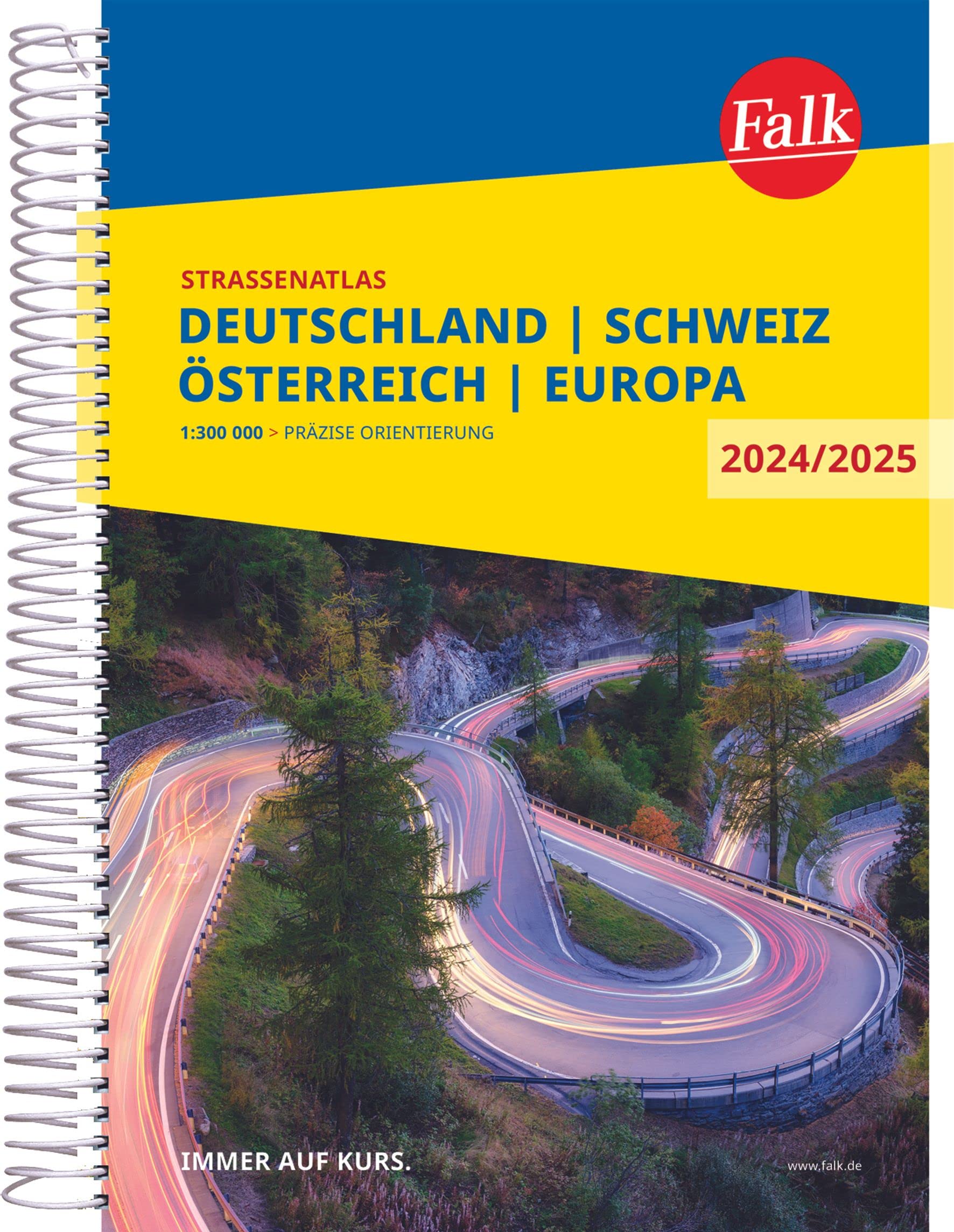 Falk Straßenatlas 2024/2025 Deutschland, Schweiz, Österreich 1:300.000: mit Europa 1:4,5 Mio. book