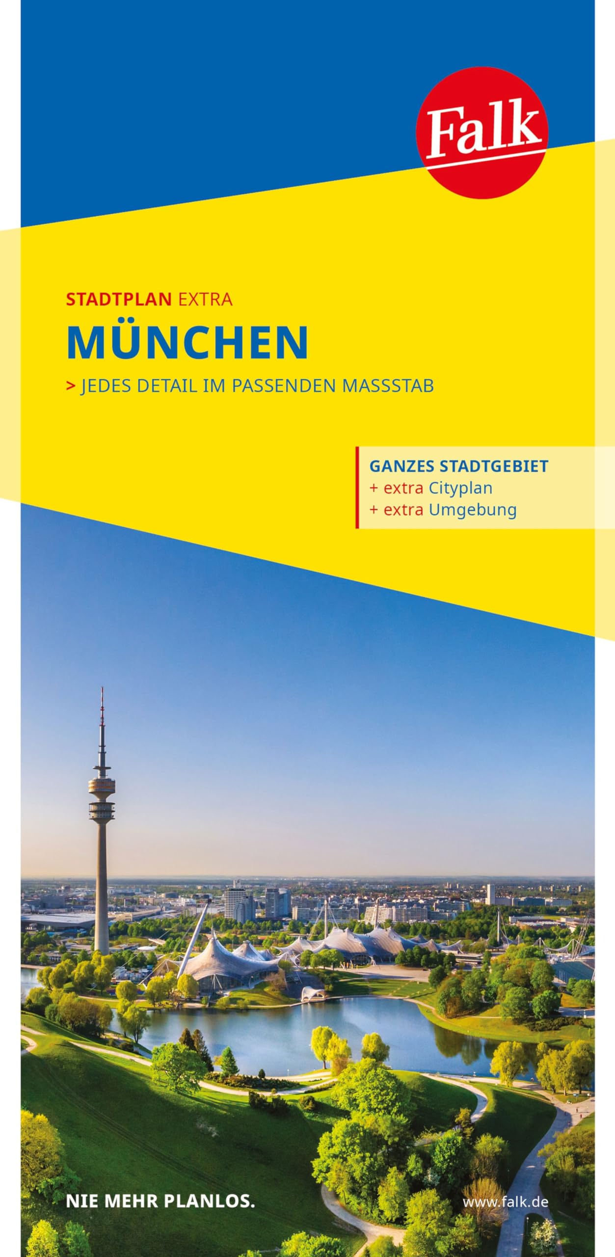 Falk Stadtplan Extra München 1:20.000: mit Ortsteilen von Dachau, Fürstenfeldbruck, Garching, Germering, Grünwald, Ismaning, Taufkirchen Leisure, Home & Garden