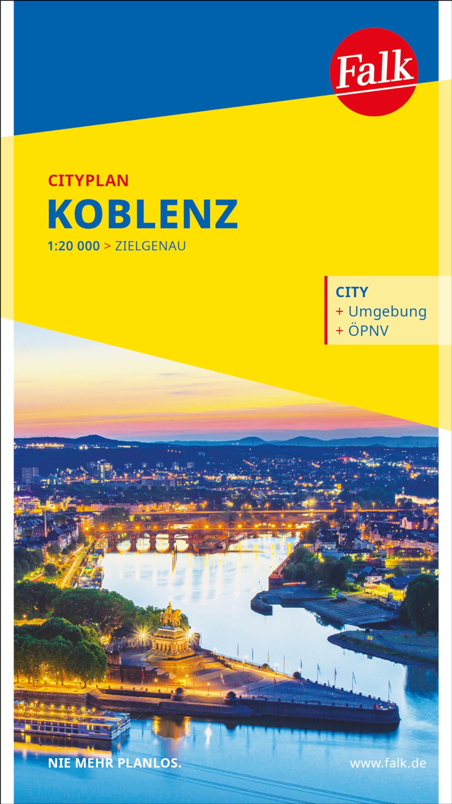 Falk Cityplan Koblenz 1:20.000 Leisure, Home & Garden