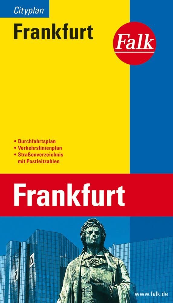 Falk Cityplan Frankfurt 1:20 000 Leisure, Home & Garden