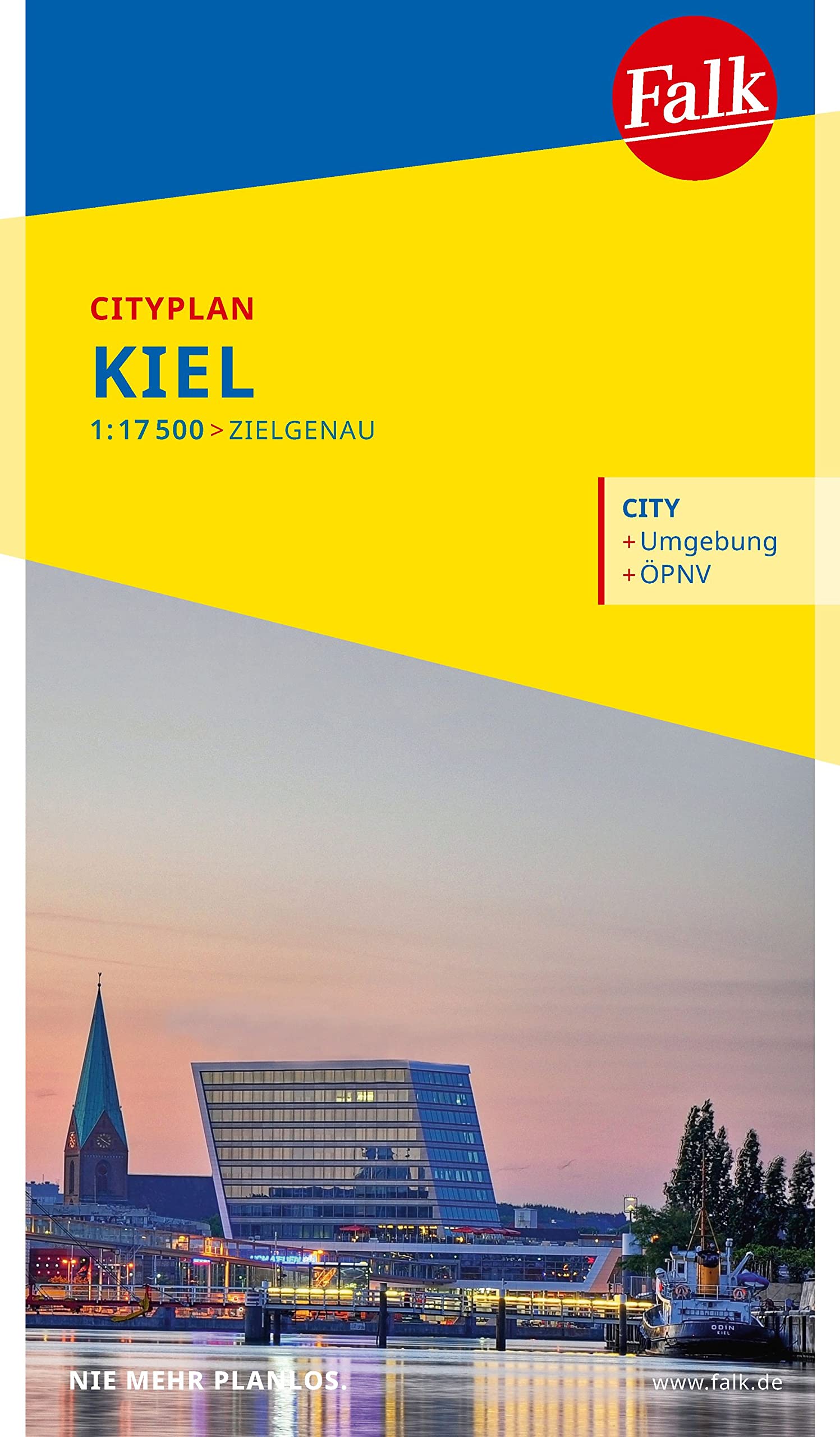 Falk Cityplan Kiel 1:17.500 Leisure, Home & Garden