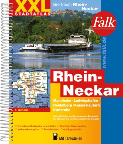Falk XXL Stadtatlas Großraum Rhein-Neckar Maps & Plans