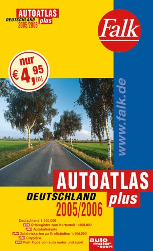 Falk Autoatlas Plus Deutschland 2005/2006 1:300 000 Books