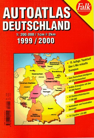 Falkplan Autoatlas Deutschland 2000. Leisure, Home & Garden Books
