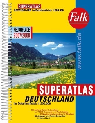 Falk Superatlas Deutschland 2007/2008: 1:200000 Books
