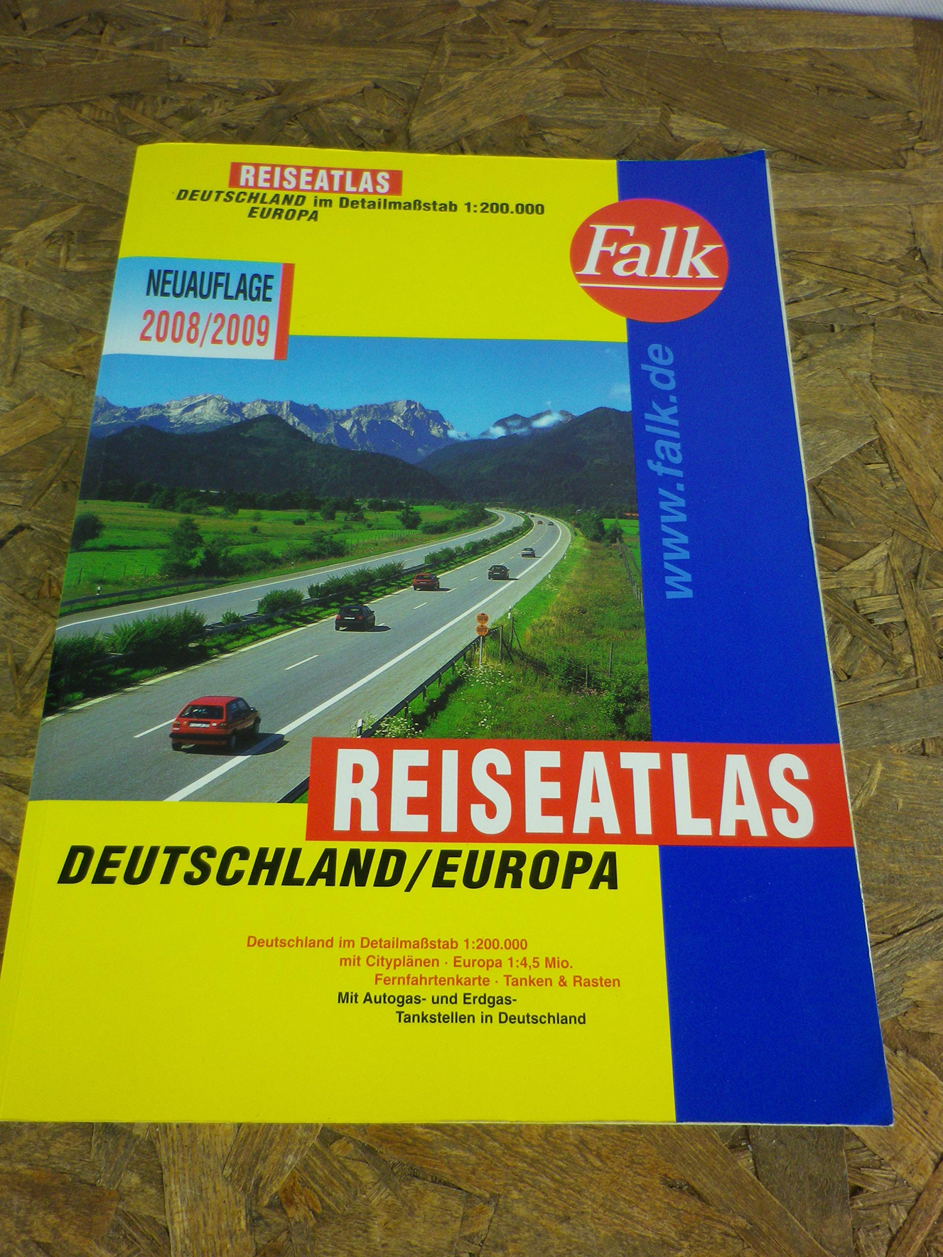 Falk Reiseatlas Deutschland /Europa 2008/2009 Books