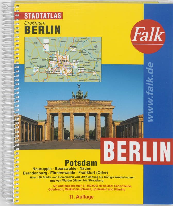 Falk Stadtatlas Großraum Berlin, Potsdam,: Grossraum Maps & Plans