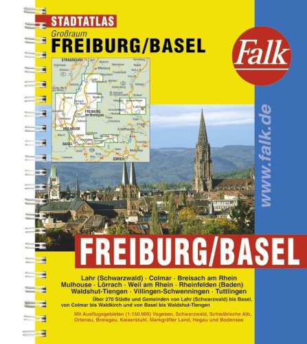 Falk Stadtatlas Großraum Freiburg-Basel Maps & Plans