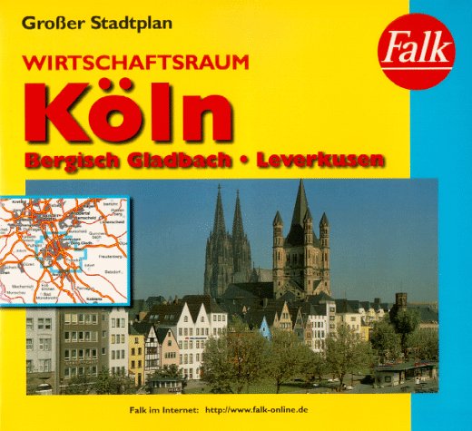 Falk Pläne, Wirtschaftsraum Köln, Bergisch Gladbach, Leverkusen Maps & Plans
