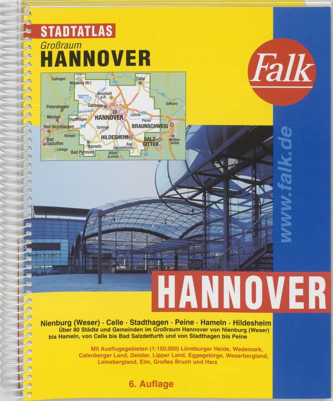 Falk Stadtatlas Großraum Hannover Maps & Plans
