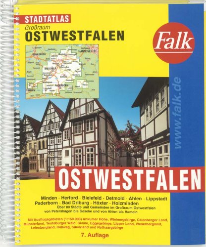 Falk Stadtatlas Großraum Ostwestfalen Maps & Plans