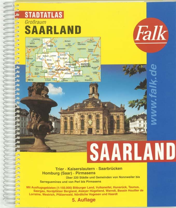 Falk Stadtatlas Großraum Saarland: Grossraum Maps & Plans