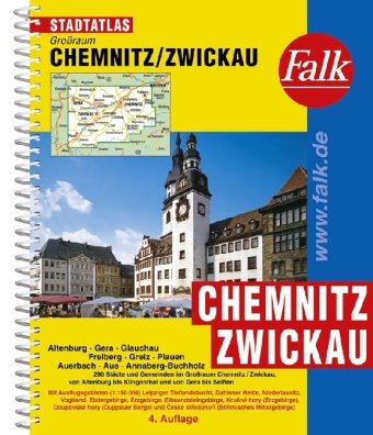 Falk Stadtatlas Großraum Chemnitz-Zwickau: Altenburg, Gera, Glauchau, Freiberg, Greiz, Plauen, Auerbach, Aue, Annaberg-Buchholz. Über 280 Städte und ... Ceske stredohori (Böhmisches Mittelgebirge) Maps & Plans