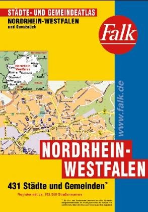 Falk Städte- und Gemeindeatlas Nordrhein-Westfalen und Osnabrück Maps & Plans