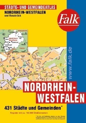 Falk Städte- und Gemeindeatlas Nordrhein-Westfalen und Osnabrück Books
