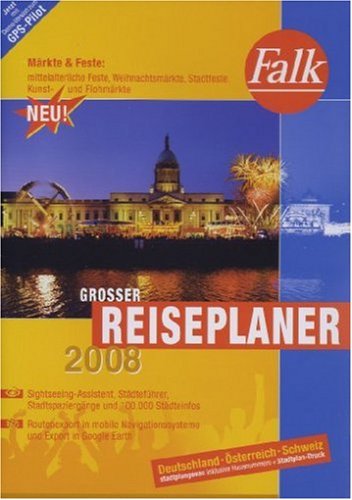 Falk Großer Reiseplaner 2008 (DVD-ROM) (DVD-Box) Hobbies & Leisure