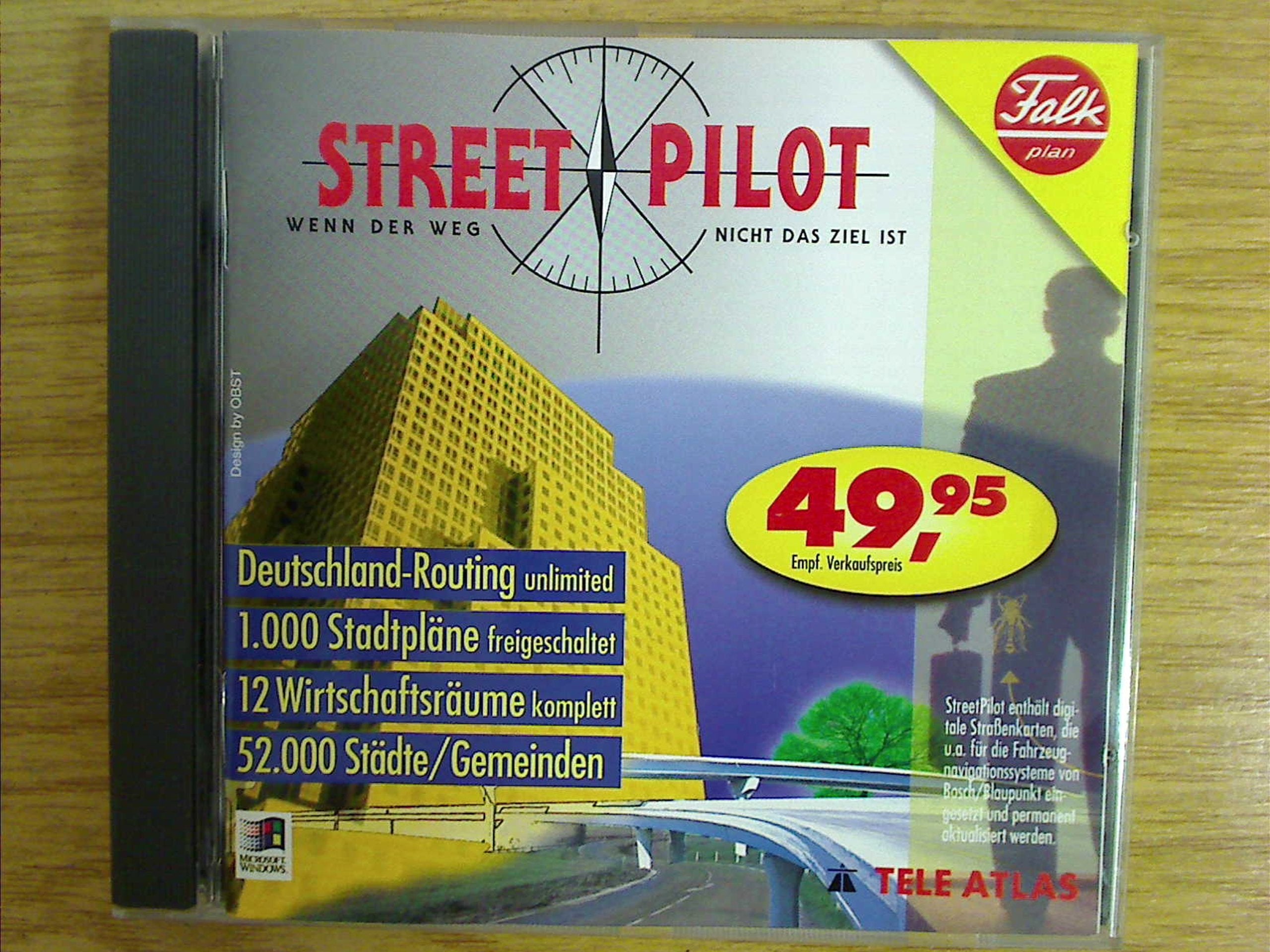 Street Pilot. Deutschlandrouting. CD- ROM für Windows 3.1/95 Music