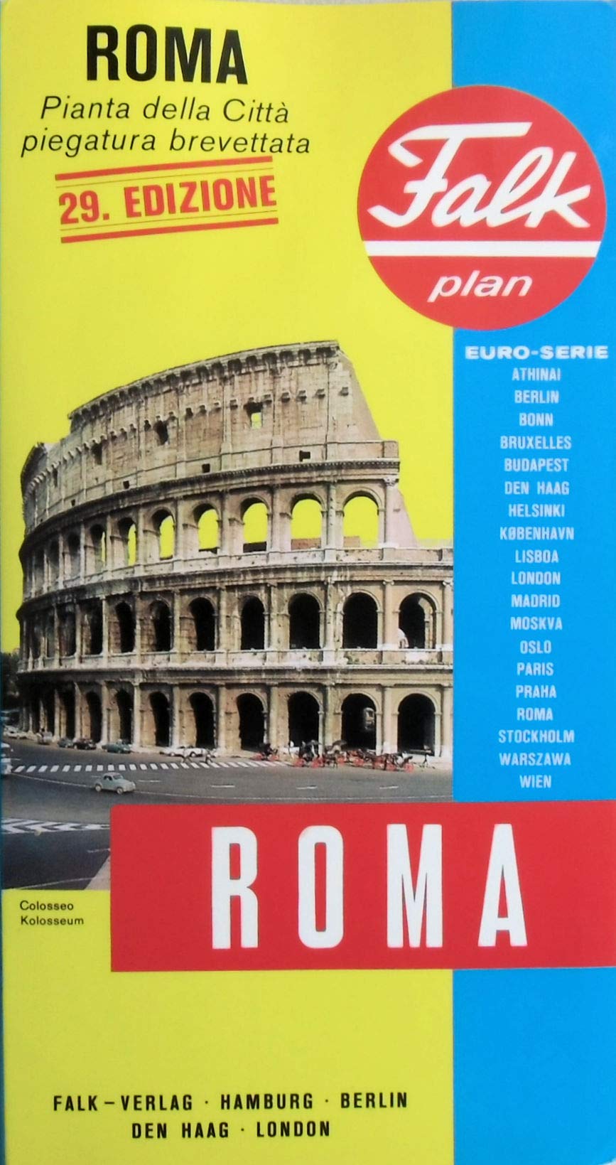 Falk Cityplan Falk-Faltung-International Rom / Roma: Straßenverz. Leisure, Home & Garden