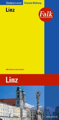 Falk Cityplan Extra Standardfaltung International Linz mit Straßenverzeichnis Maps & Plans