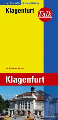 Falk Cityplan Extra Standardfaltung International Klagenfurt mit Straßenverzeichnis Maps & Plans