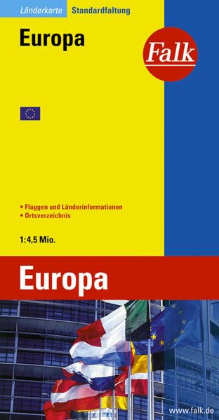 Falk Länderkarte Europa 1:4,5 Mio. Leisure, Home & Garden