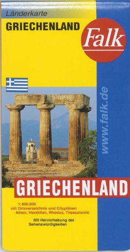 Carte routière Falk : Grèce book