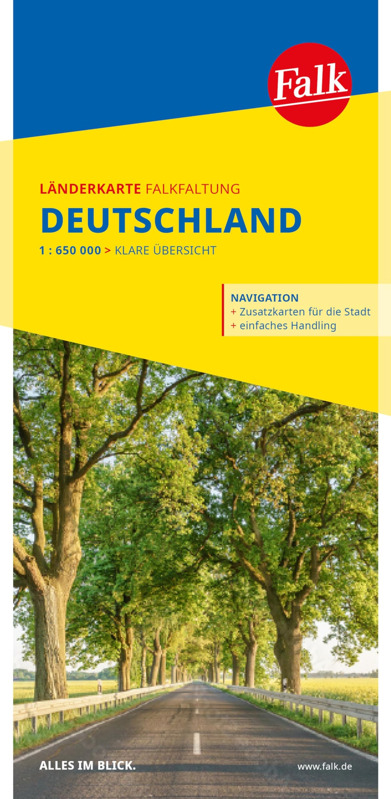 Falk Länderkarte Falkfaltung Deutschland 1:650.000 Leisure, Home & Garden