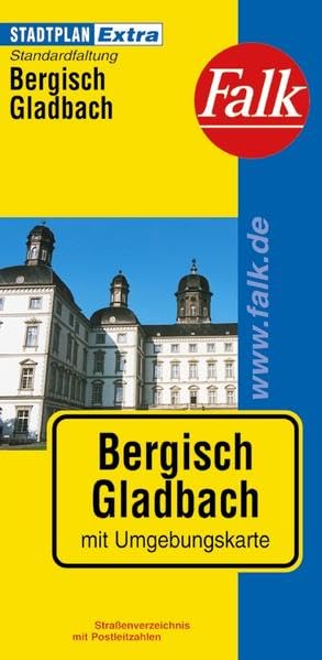 Falk Stadtplan Extra Standardfaltung Bergisch Gladbach: Mit Umgebungskte. Straßenverz. u. Postleitzahlen Leisure, Home & Garden