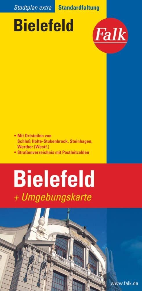 Falk Stadtplan Extra Bielefeld 1:20 000 Leisure, Home & Garden