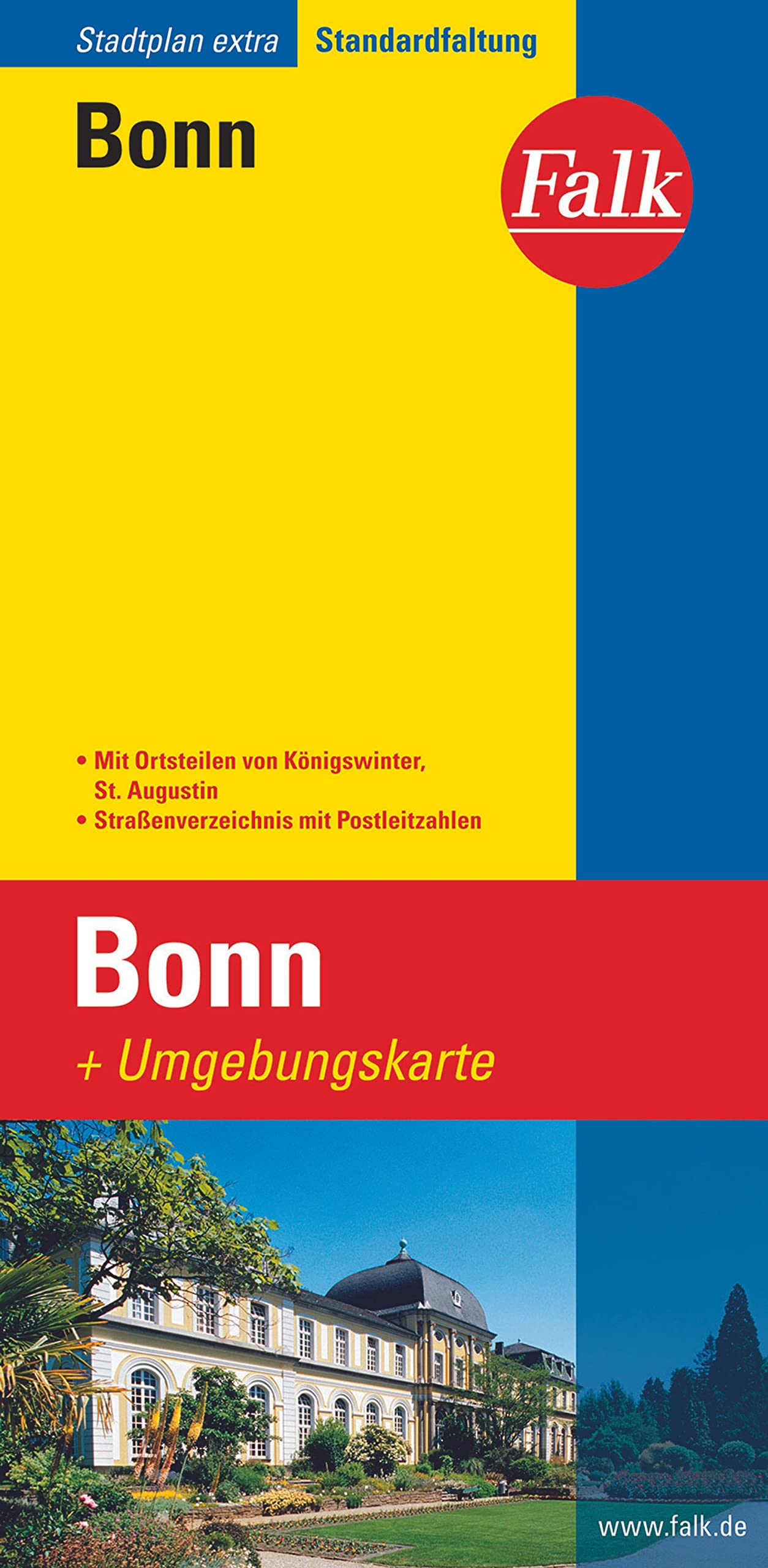 Falk Stadtplan Extra Standardfaltung Bonn Leisure, Home & Garden