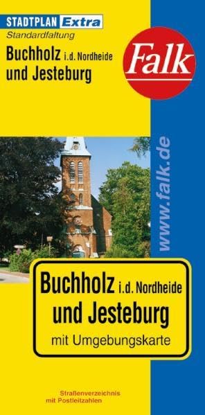 Falk Stadtplan Extra Standardfaltung Buchholz in der Nordheide und Jesteburg Leisure, Home & Garden