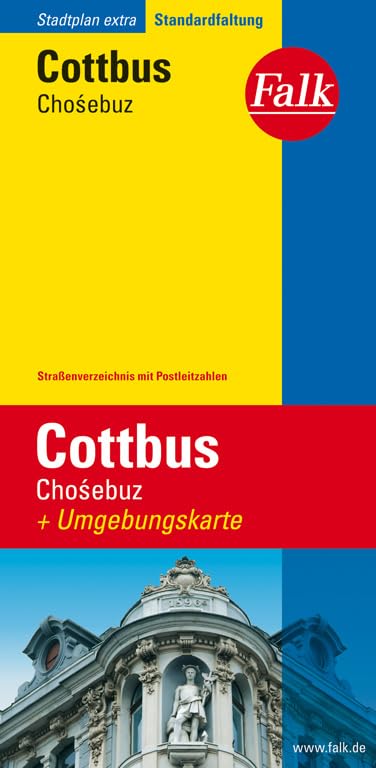 Falk Stadtplan Extra Standardfaltung Cottbus Leisure, Home & Garden