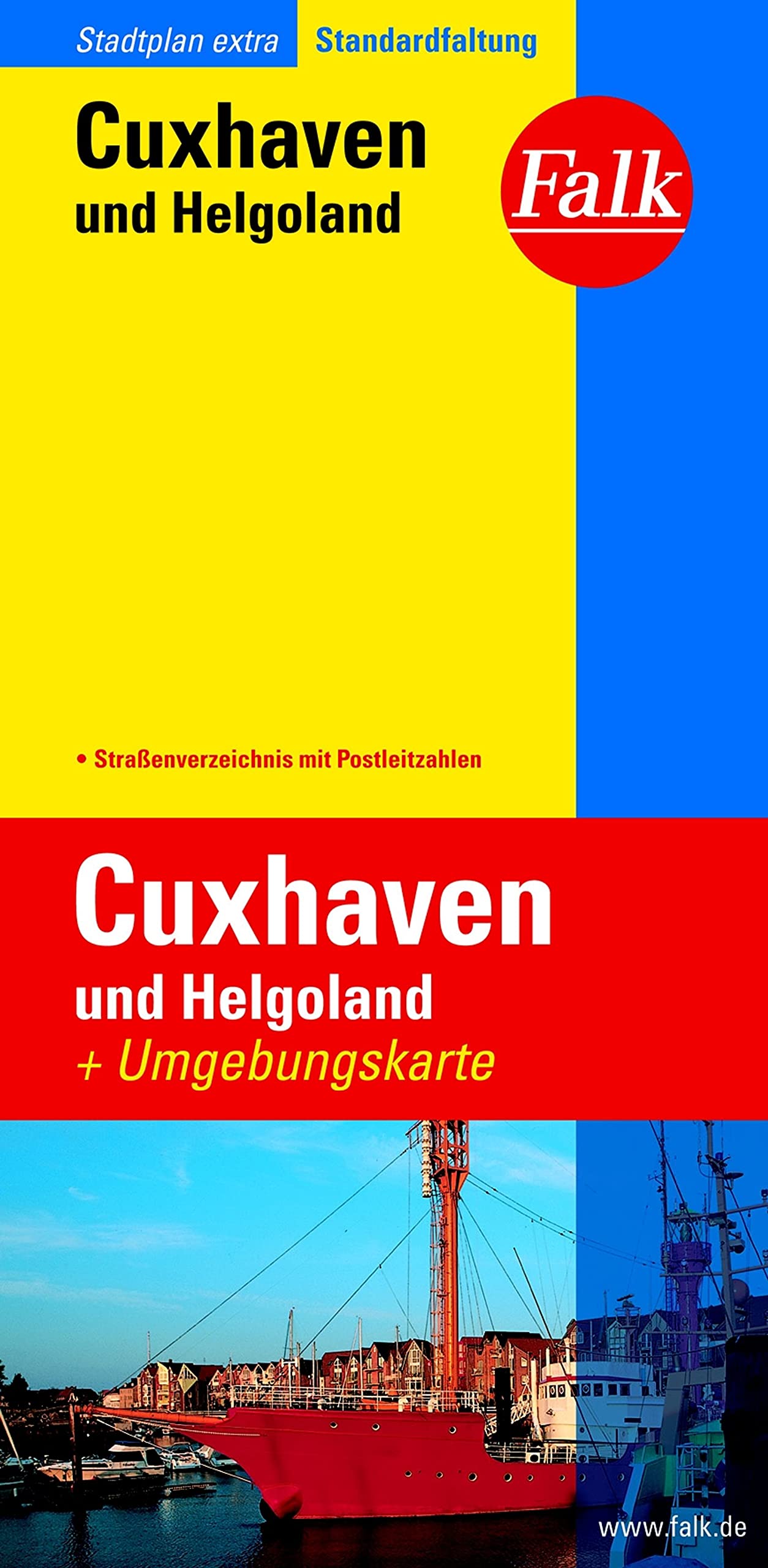 Falk Stadtplan Extra Standardfaltung Cuxhaven und Helgoland Leisure, Home & Garden