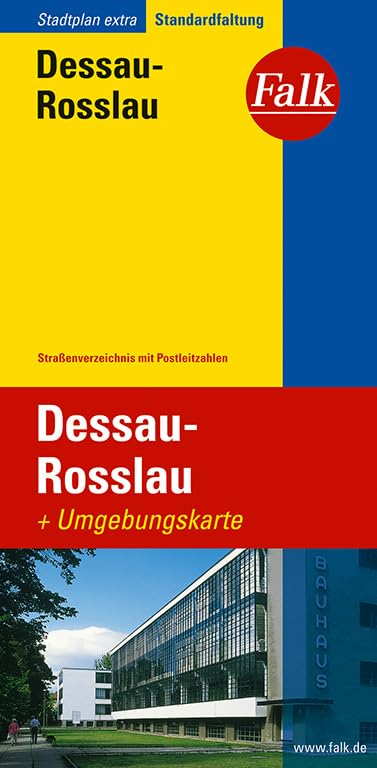 Falk Stadtplan Extra Standardfaltung Dessau-Rosslau 1 : 22 000 Leisure, Home & Garden