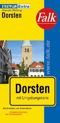 Falk Stadtplan Extra Standardfaltung Dorsten: Mit Ortsteilen von Schermbeck. Mit Umgebungskte., Straßenverz. u. Postleitzahlen Maps & Plans