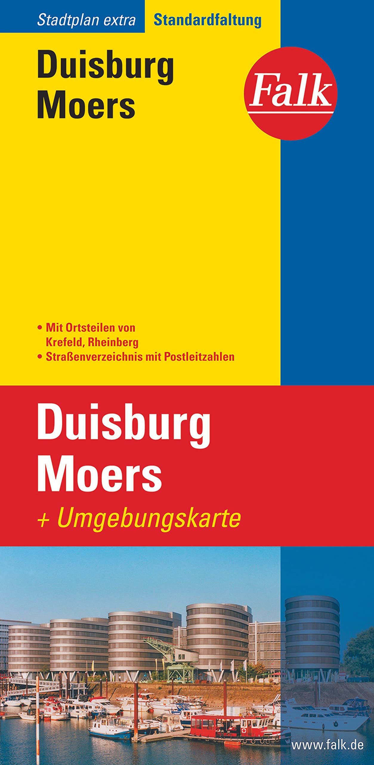 Falk Stadtplan Extra Standardfaltung Duisburg / Moers Leisure, Home & Garden