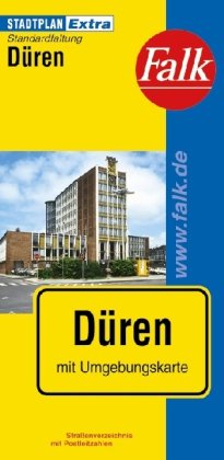 Falk Stadtplan Extra Standardfaltung Düren: Mit Umgebungskte. Straßenverz. m. Postleitzahlen Maps & Plans