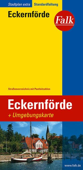 Falk Stadtplan Extra Standardfaltung Eckernförde Leisure, Home & Garden