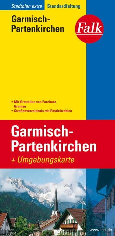 Falk Stadtplan Extra Standardfaltung Garmisch-Partenkirchen Leisure, Home & Garden