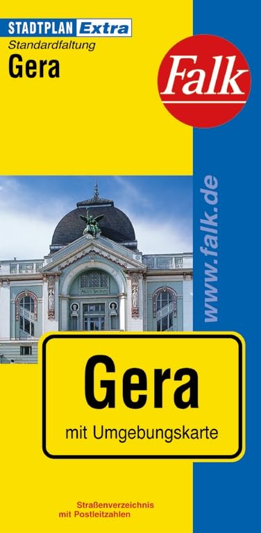 Falk Stadtplan Extra Standardfaltung Gera 1 : 20 000 Leisure, Home & Garden