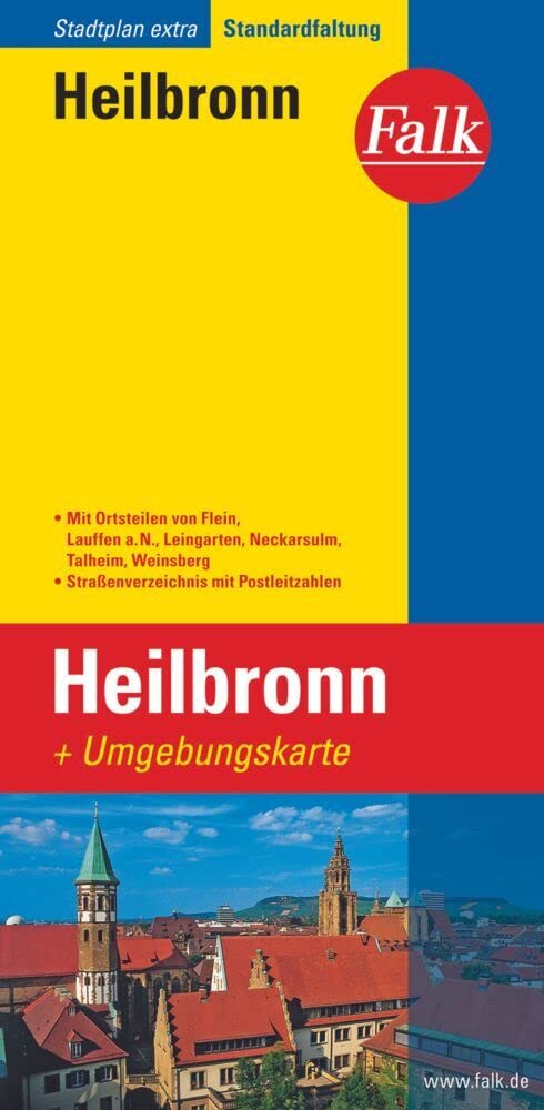 Falk Stadtplan Extra Standardfaltung Heilbronn Leisure, Home & Garden