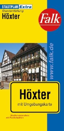Falk Stadtplan Extra Standardfaltung Höxter: Mit Umgebungskte., Starßenverz. u. Postleitzahlen Maps & Plans