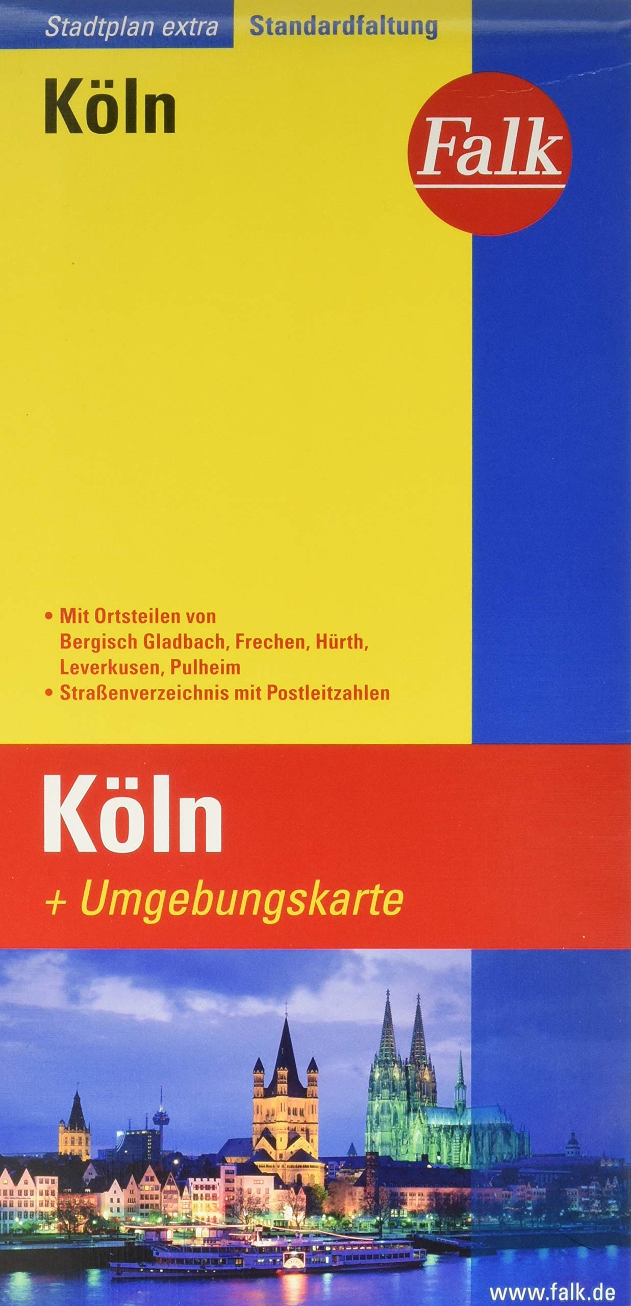 Falk Stadtplan Extra Standardfaltung Köln 1 : 20 000 Leisure, Home & Garden